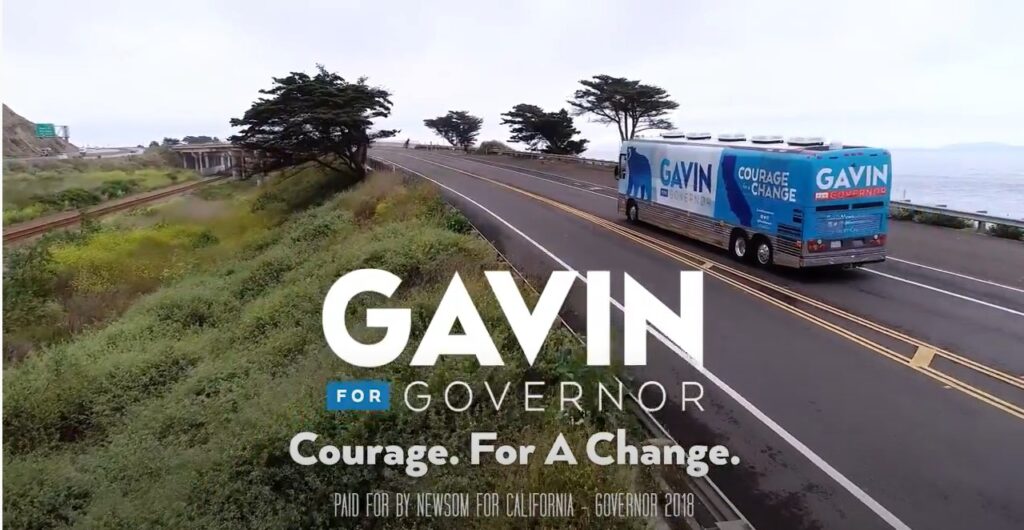 Screenshot of end of video featuring Gavin Bus Wrap